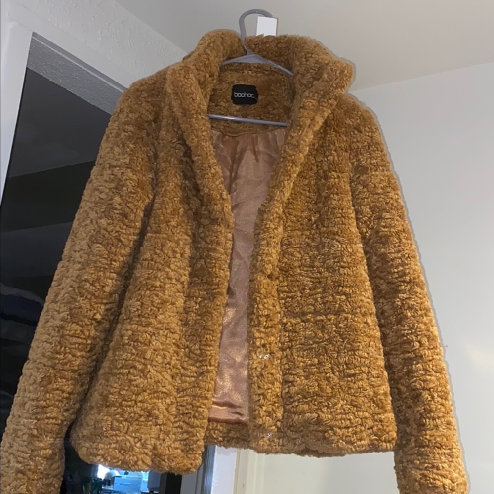 Boohoo fur coat